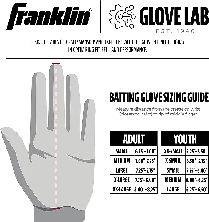 Franklin CFX Pro Hi-Lite Batting Gloves