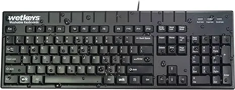 WetKeys Waterproof Professional-Grade Full-Size Keyboard