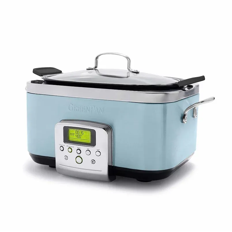 GreenPan Elite 6qt Slow Cooker - Oxford Blue