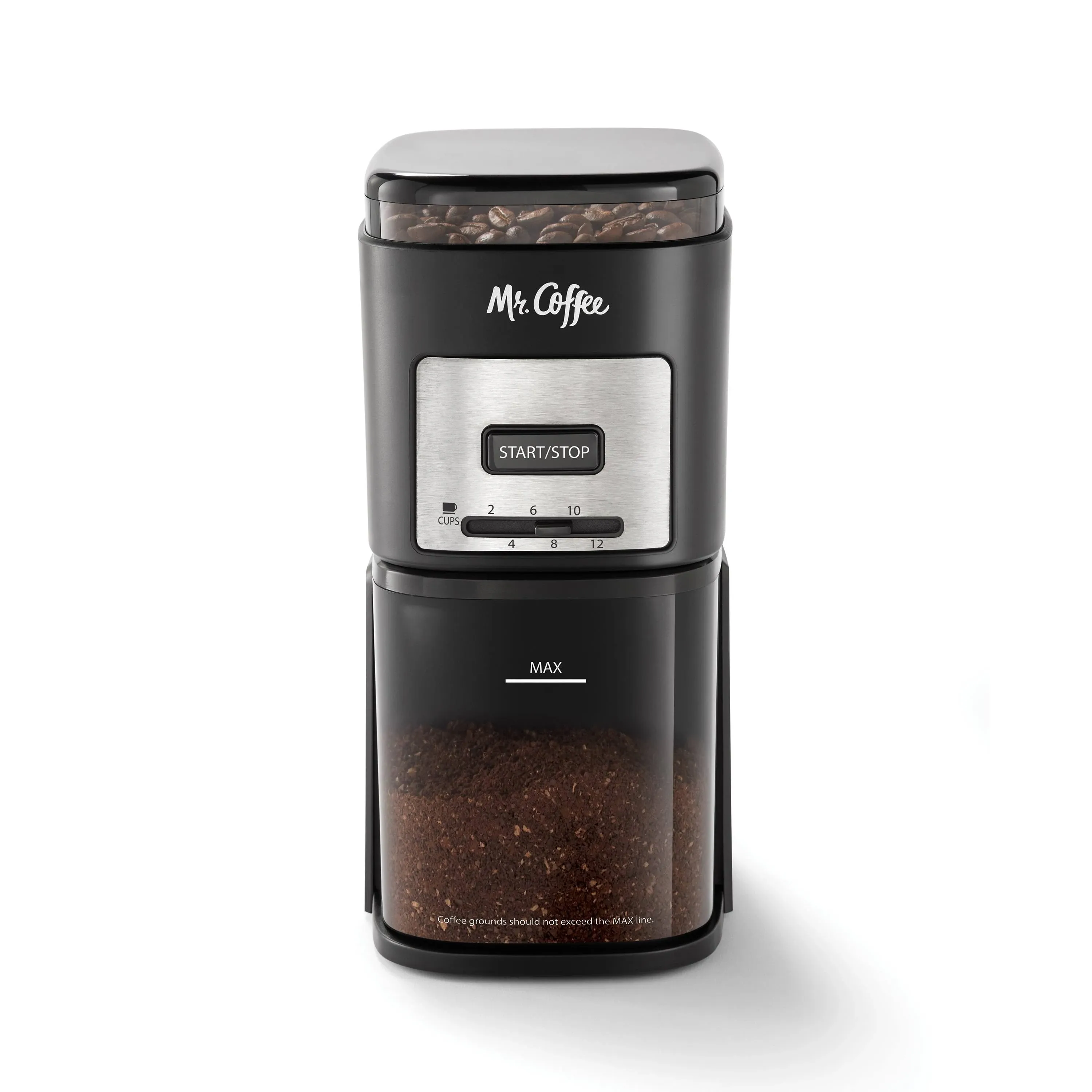 Mr. Coffee 12 Cup Automatic Burr Coffee Grinder - Black