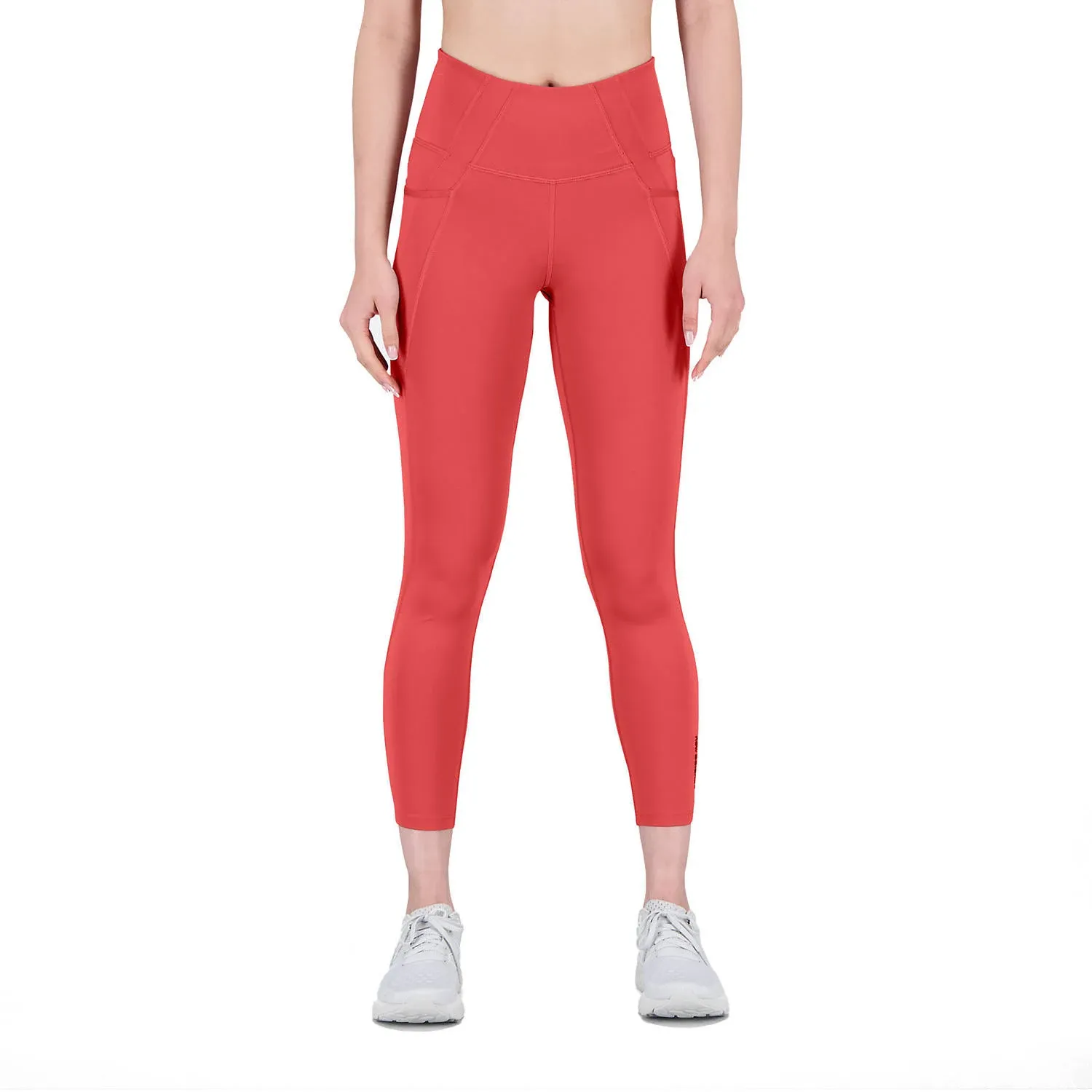 New Balance Damen Shape Shield 7/8 High Rise Pocket Leggings Rot female M