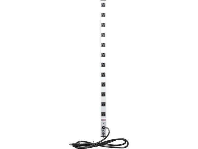 TRIPP LITE PS361206 12 Outlets Power Strip 120V Input Voltage 1800 W Maximum Power 6 ft. Cord Length