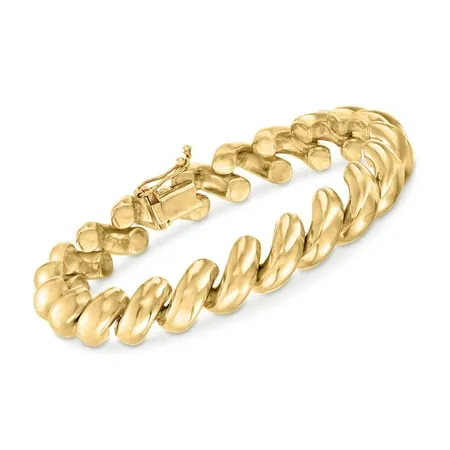 Ross-Simons 14kt Yellow Gold San Marco Bracelet for Female Adult