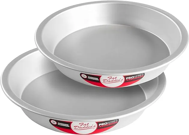 Fat Daddio's Pie-6SET Anodized Aluminum Pie Pan