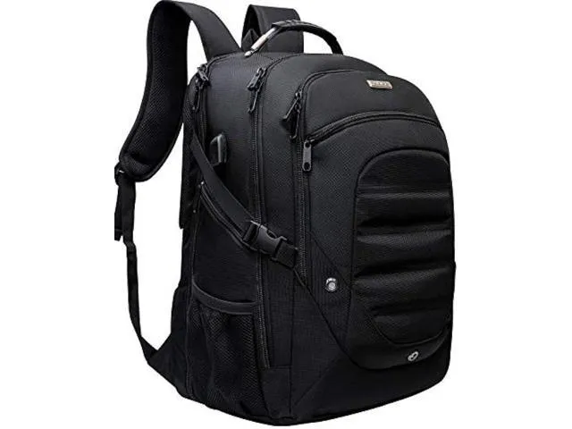 SHENGTS 55L Travel Laptop Backpack with USB Charging Port TSA Friendly for 17 17.3 18 18.4 19 19.5 Inches Large Gaming Laptop Notebook Computer.