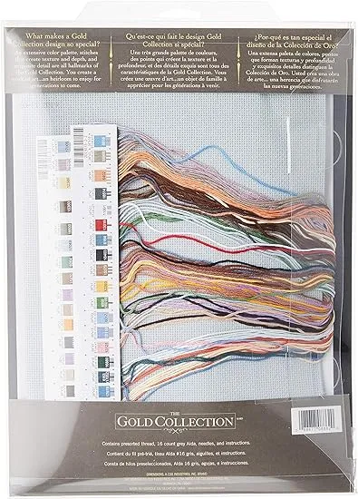 Dimensions Gold Collection Counted Cross Stitch Kit 20&#034;X14&#034;-Winter<wbr/>&#039;s Hush (16 Co