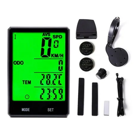 Bike Computer Wireless Cycling Computer Waterproof Bicycle Odometer LCD Speed Bike Speedometer Bike Odometer