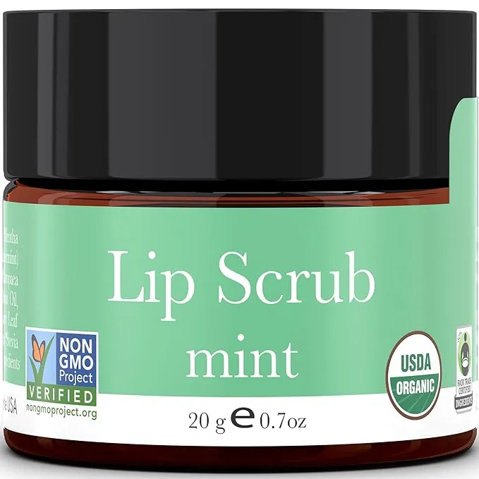 Beauty by Earth Organic Mint Lip Scrub