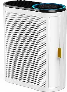 AROEVE Air Purifiers for Large Room Up to 1095 Sq Ft Coverage with Air Quality Sensors H13 True HEPA Filter with Auto Function for Home, Bedroom, MK04- White