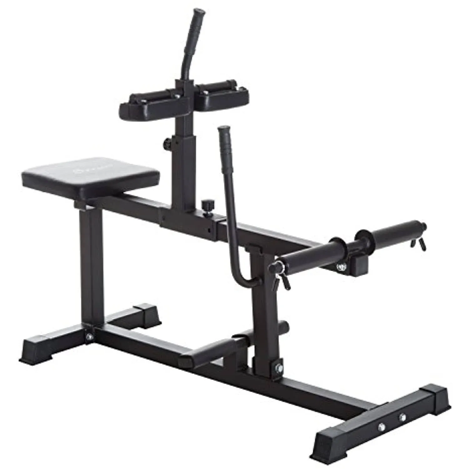 Soozier Adjustable Calf Raise Strength Training Home Gym Black