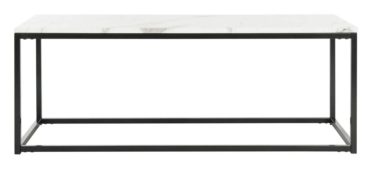 Safavieh - Baize Coffee Table - White - Grey - FOX6022A