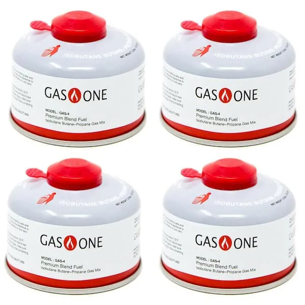 Gasone Camping Stove Fuel Blend Isobutane Efficient and High Output