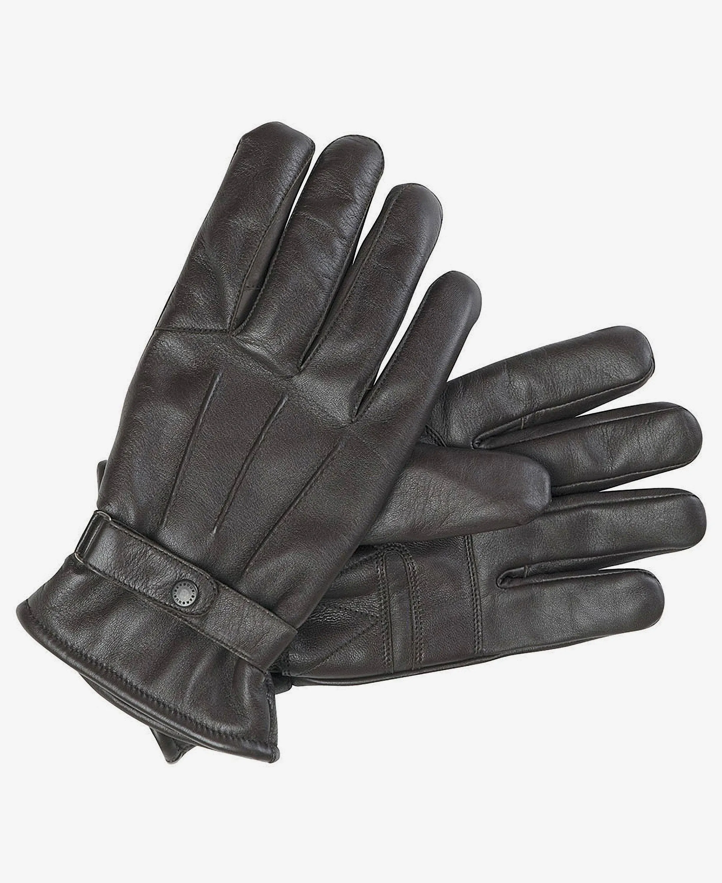 Barbour Burnished Leather Thinsulate Gloves Mens