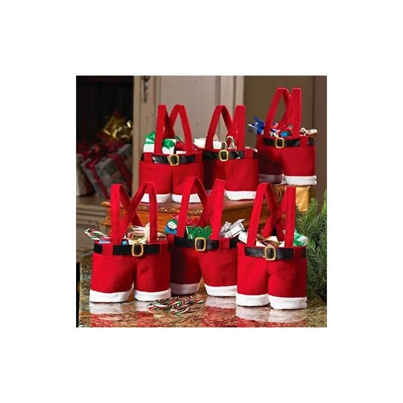 Awsaccy 6 Pack Christmas Candy Treat Bags