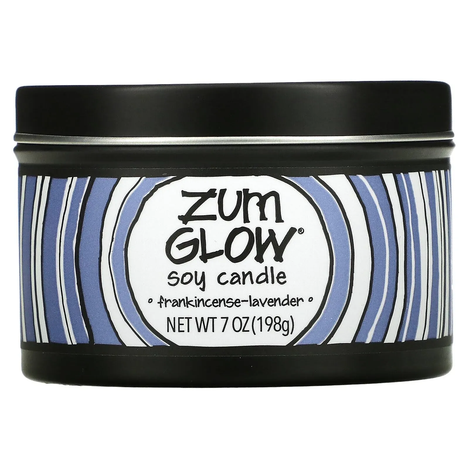 Zum Glow Candle, Soy, Frankincense, Lavender