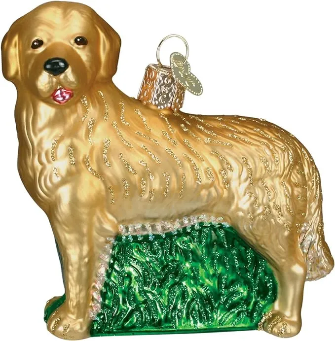 Old World Christmas Golden Retriever Ornament