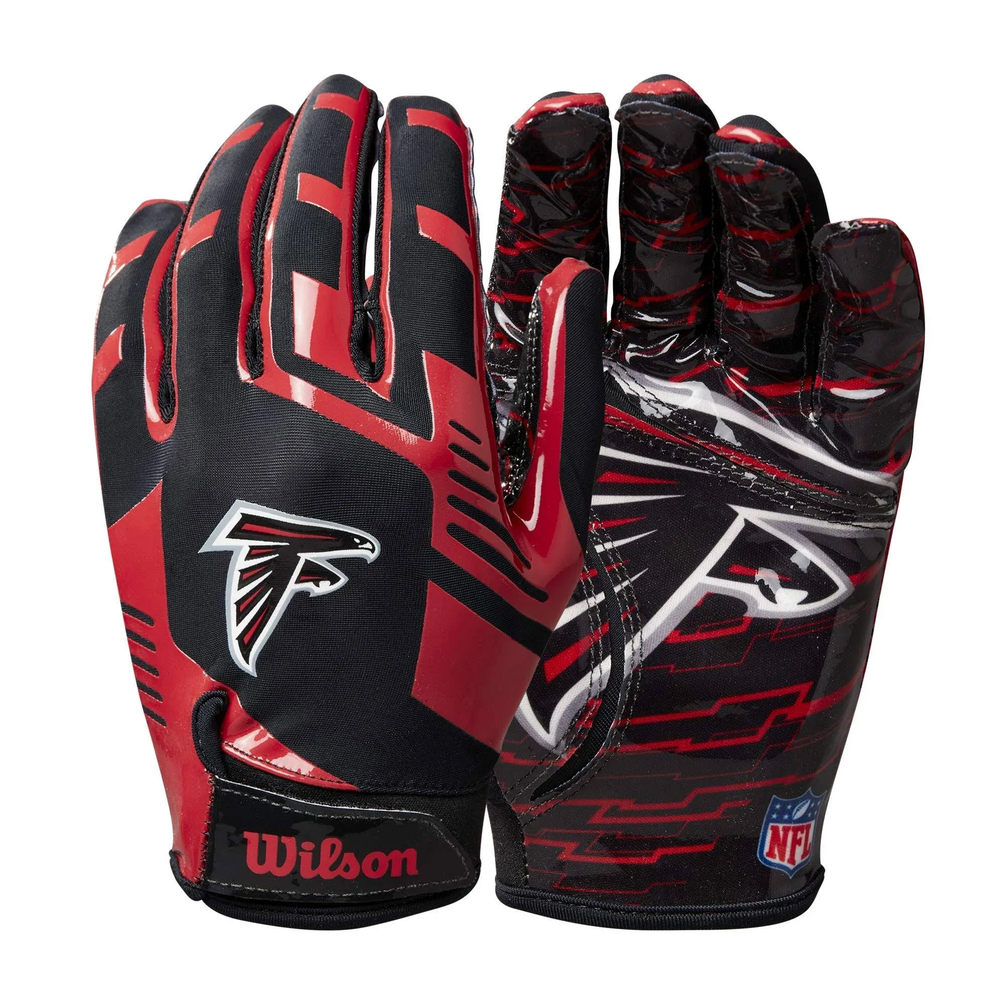 Wilson NFL Stretch Fit Football Gloves - Youth