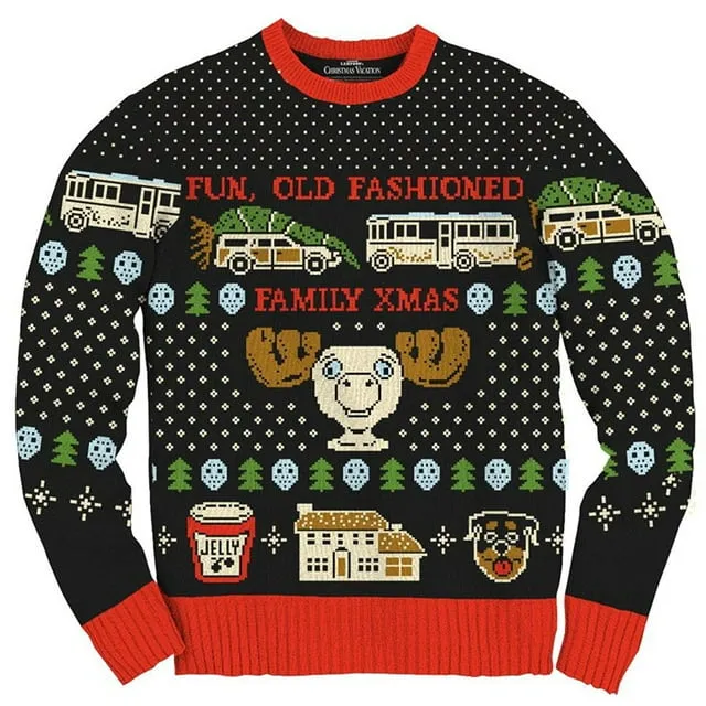 Christmas Vacation Old Fashioned Ugly Christmas Sweater