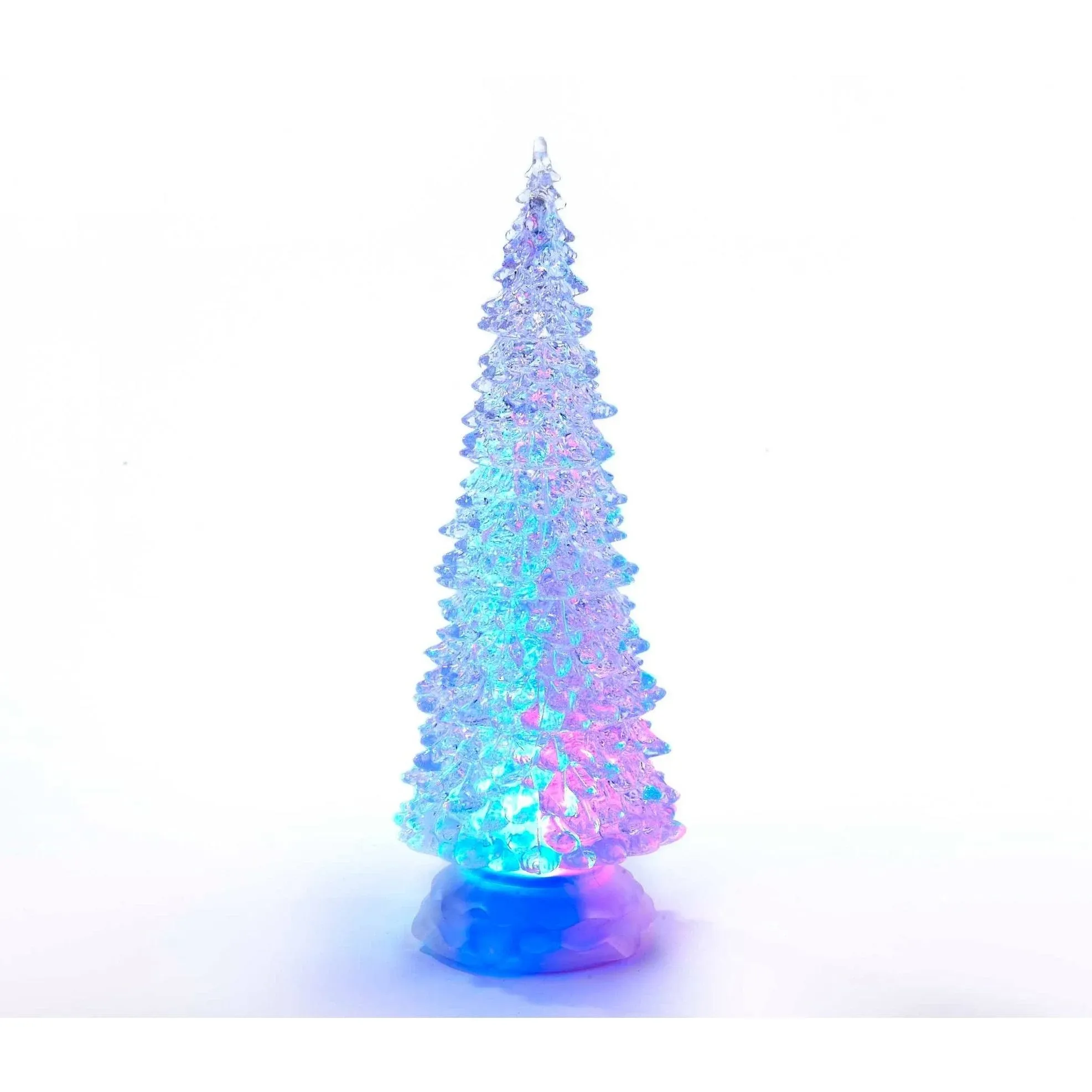 Kurt Adler Battery-Operated LED Light Tree Table piece Home Decor 12.5 Inch