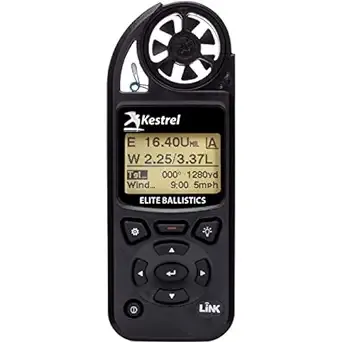 Kestrel Elite Weather Meter with Applied Ballistics and Bluetooth Link, Black