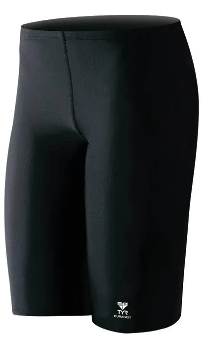 TYR Men's Durafast Solid Jammer 36 Black