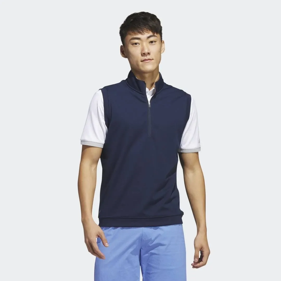 Adidas Golf Men's Elevated Quarter-Zip Vest