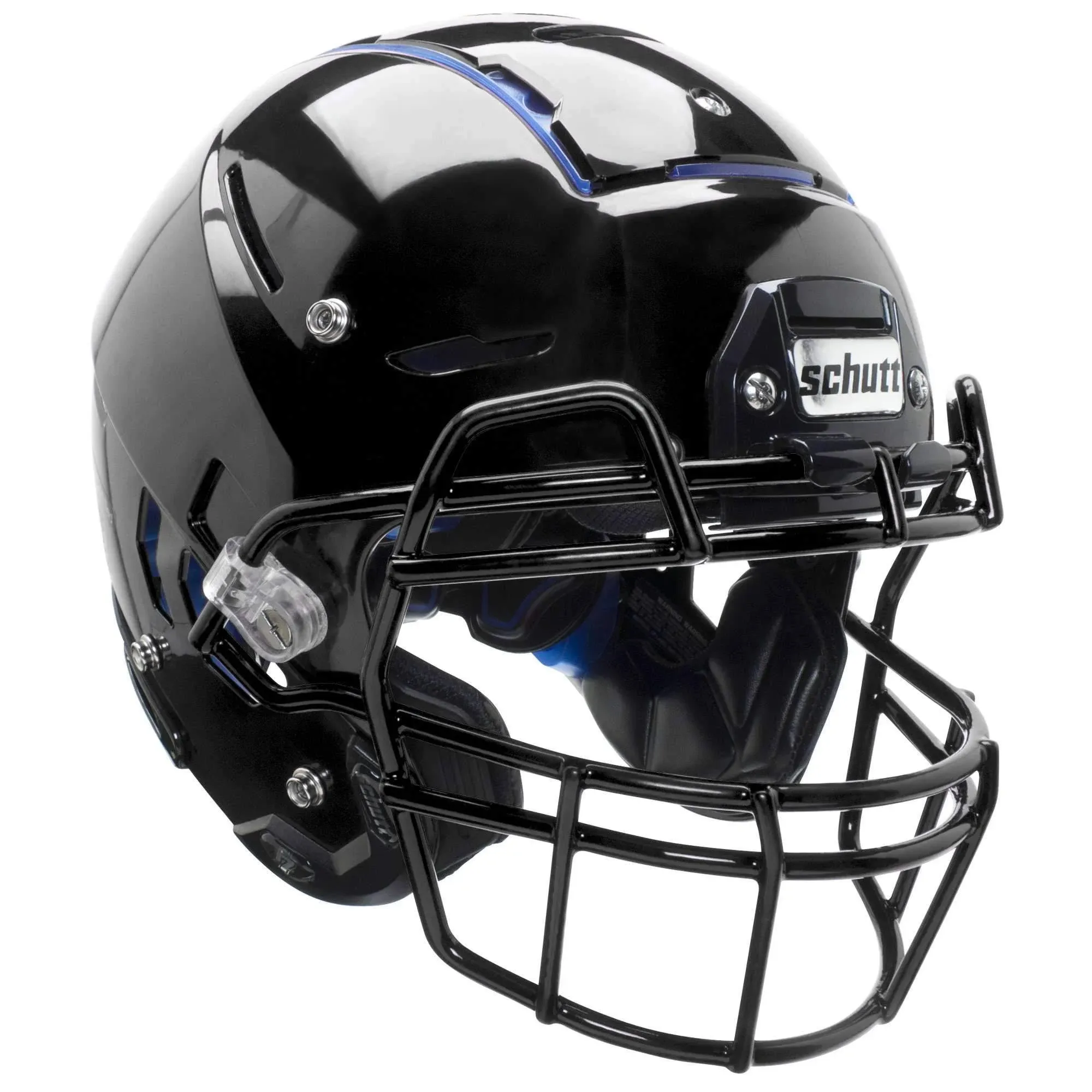 Schutt F7 VTD Adult Football Helmet, Black / M