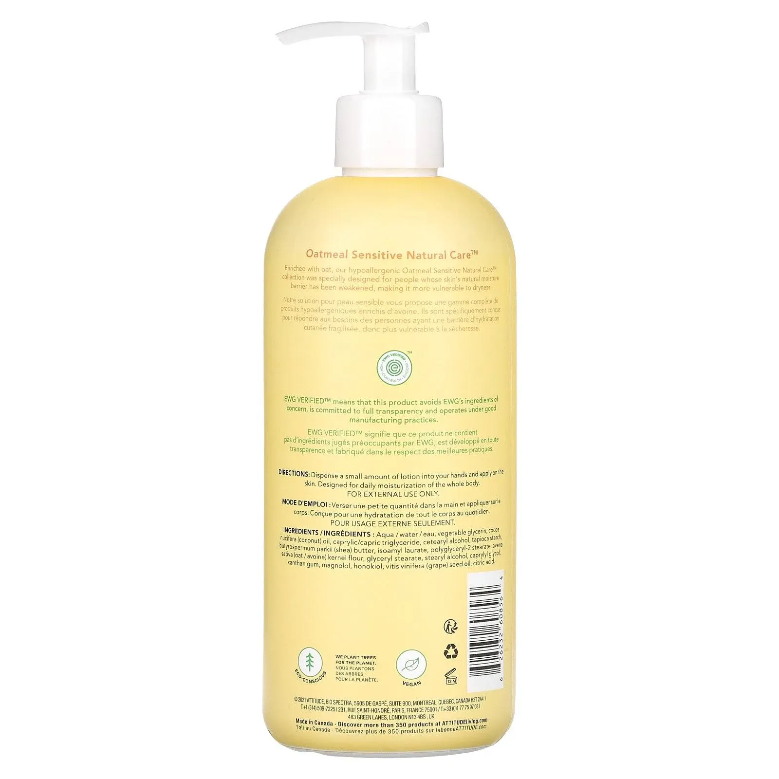 ATTITUDE Baby Natural Body Lotion