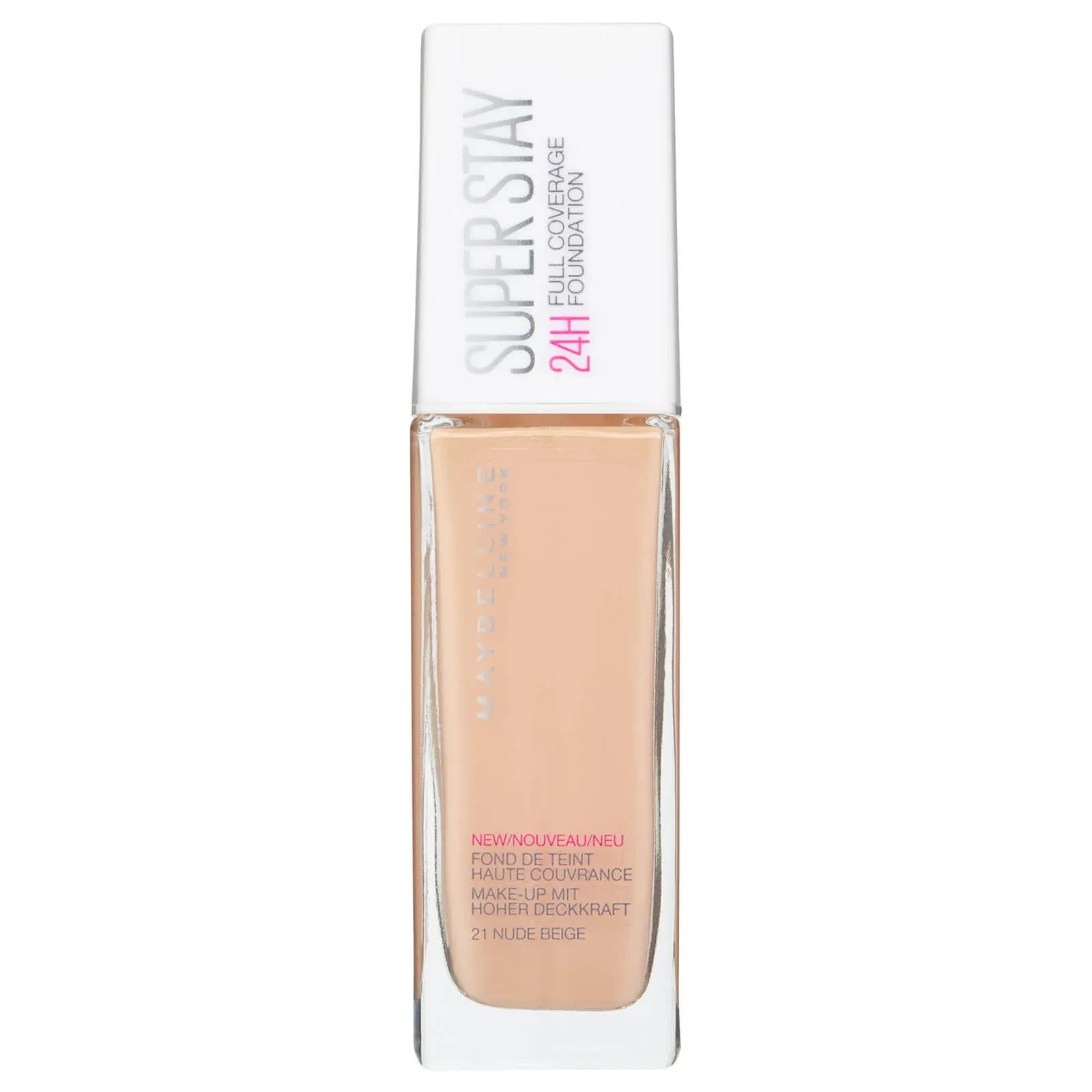 Maybelline Superstay 24H Foundation 21 Nude Beige, 30 ml