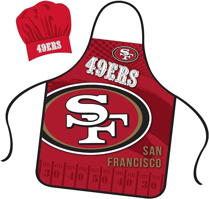 NFL Apron & Chef Hat Set San Francisco 49ers