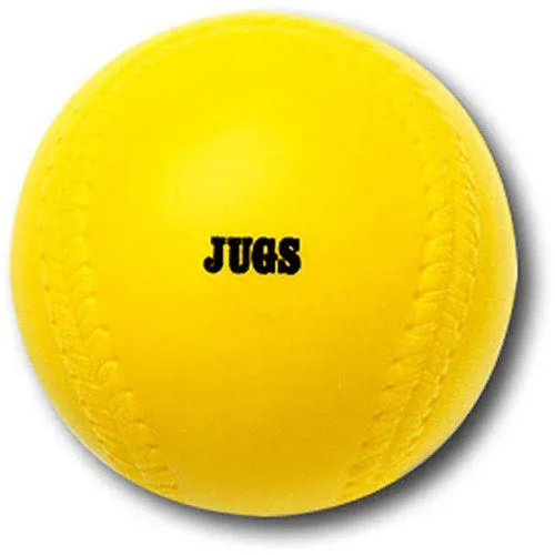 Jugs Lite Flite 12" Softballs, Yellow - 12 count