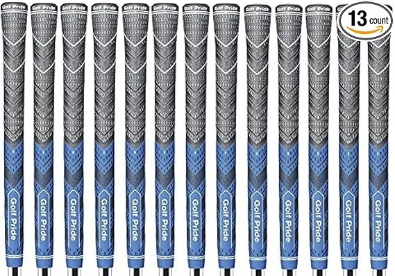 Set of 13 New Golf Pride MCC Plus4 Grips, Red, Standard