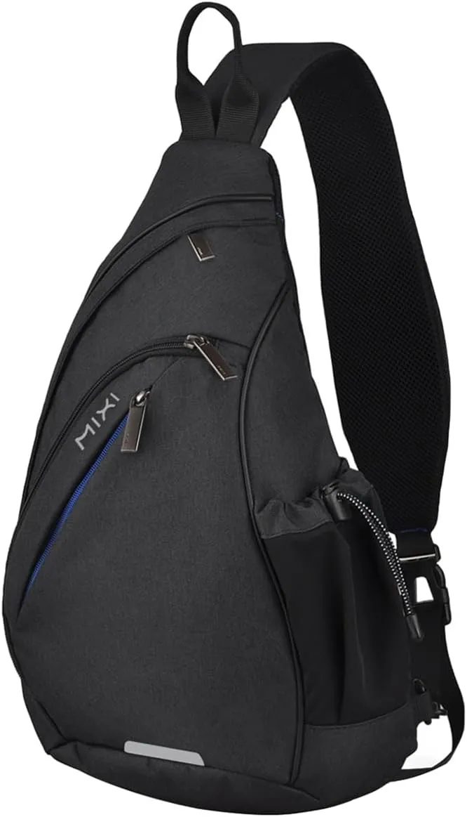 Mixi Men One Shoulder Backpack Women Sling Bag Crossbody USB Boys Cycling Sports Travel Versatile Fi Bag Student School 27nd# From Dazzleclutch, $35.99 | DHgate.Com