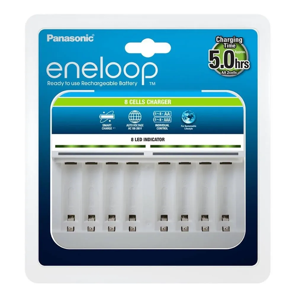 Panasonic Eneloop 8 Cells BQ-CC63 Charger