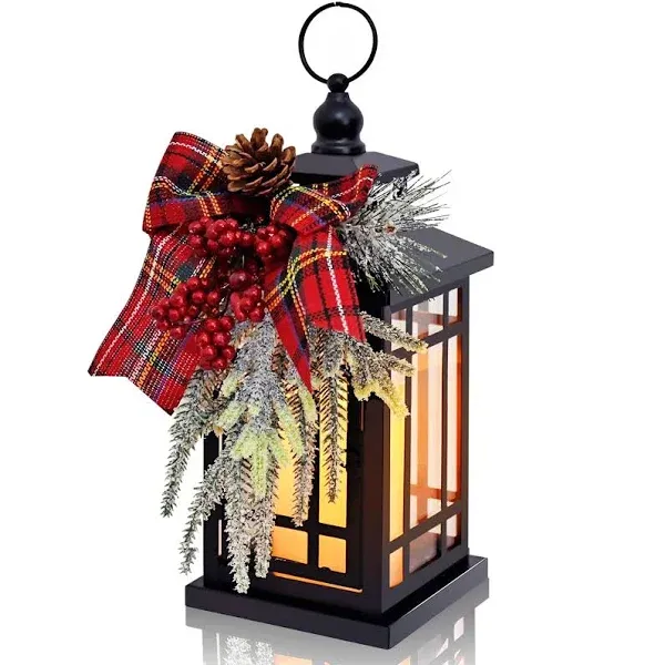 JUNHAO Christmas Vintage Candle Lantern