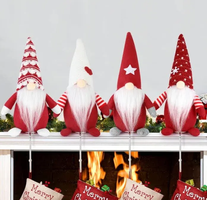 Christmas Gnomes Stocking Holders