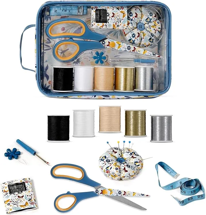 Singer Butterfly Floral 30 - Piece Sewing Kit - Sewing Supplies - Sewing & Quilting Supplies - Sewing Tools