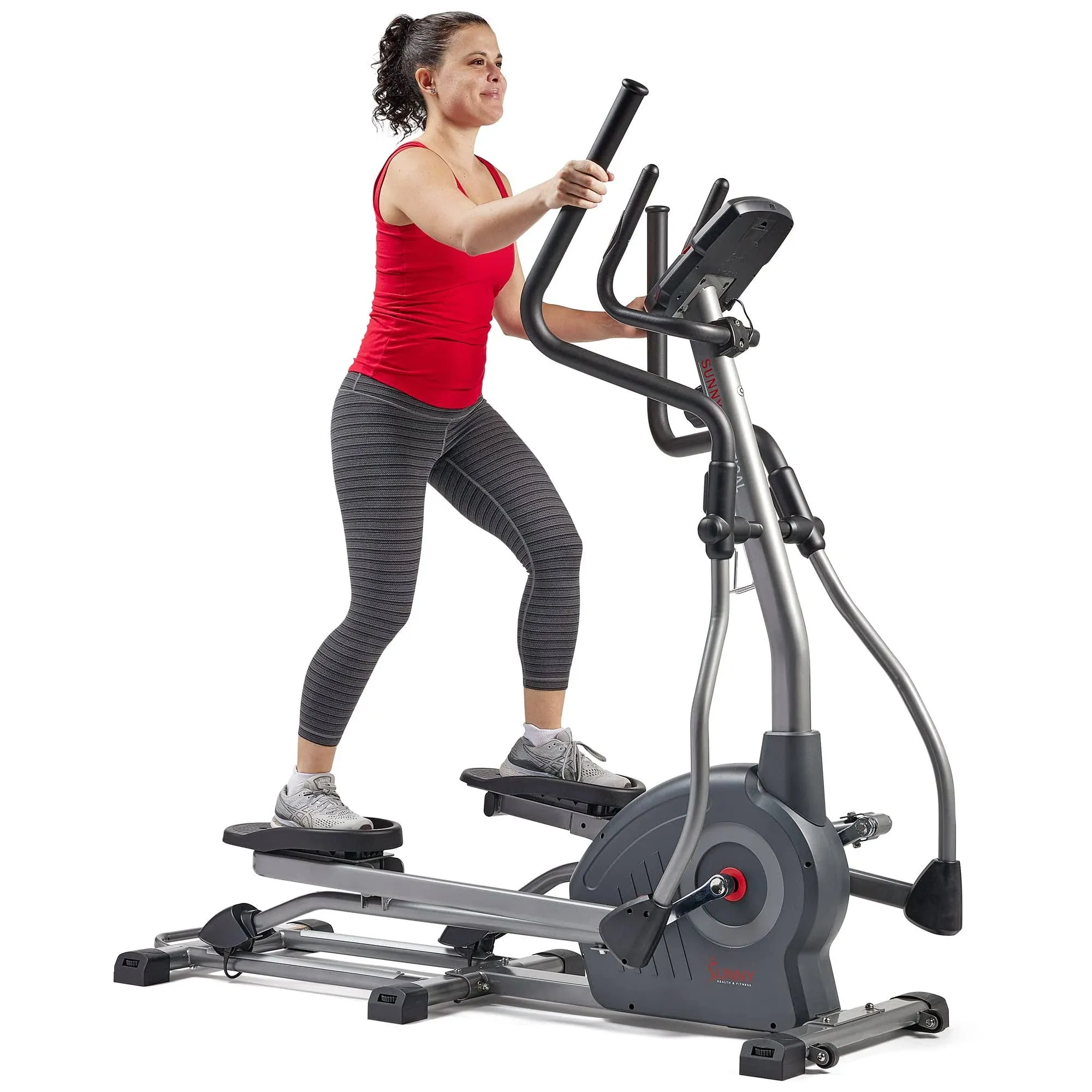 Sunny Health & Fitness Elite Interactive Series Cross Trainer Elliptical and ...