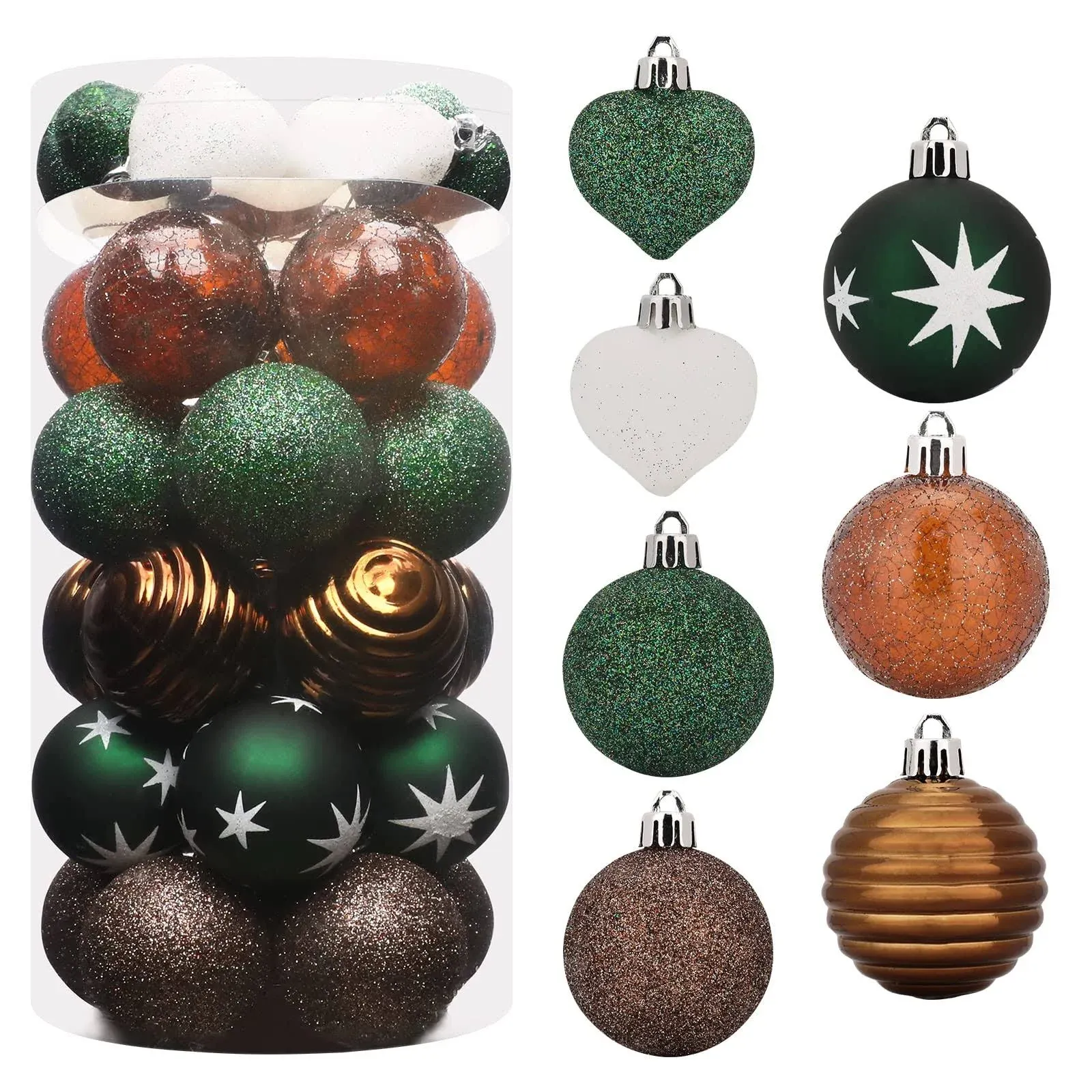 UPSINGK 35pcs Christmas Ball Ornaments