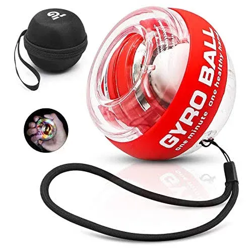 Jin BD Wrist Trainer Ball Auto-Start Wrist Strengthener Gyroscopic Forearm ...