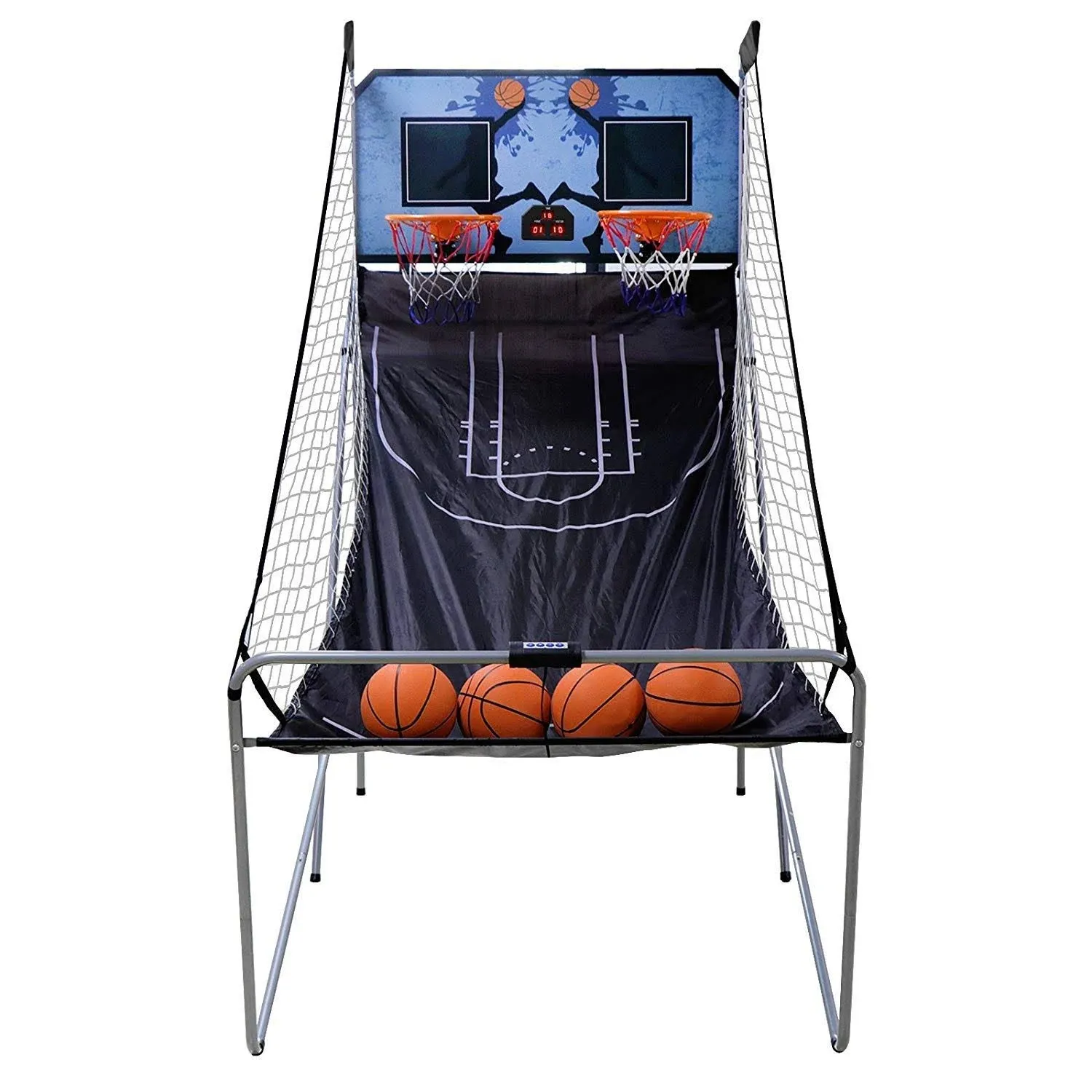 Homgarden Foldable Indoor Basketball Arcade Game Sport Double Triple Electronic ...