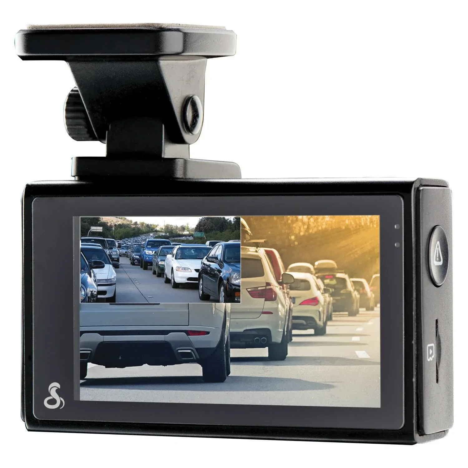 Cobra Smart Dash Cam + Rear Cam (SC 200D) – QHD+ 1600P Resolution, Built-in Wi-Fi & GPS, Voice Commands, Live Police Alerts, Incident Reports, Emergency Mayday, Drive Smarter App, 16GB SD Card Incl.