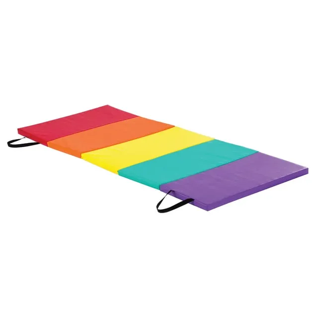 New-Bounce Tumbling Mat for Kids - Gymnastics Mat - Folding Exercise Tumble Mat