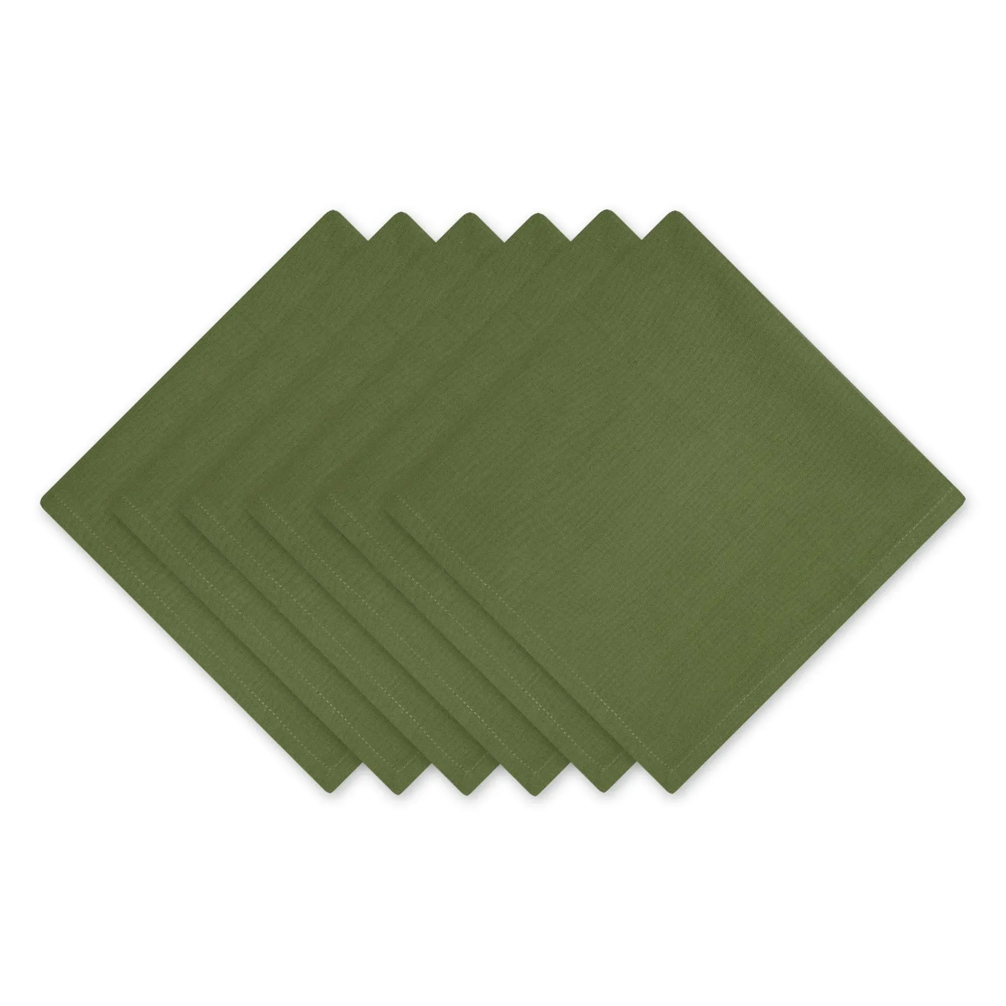 DII Antique Green Oversized Cotton Napkin (Set of 6) 20x20