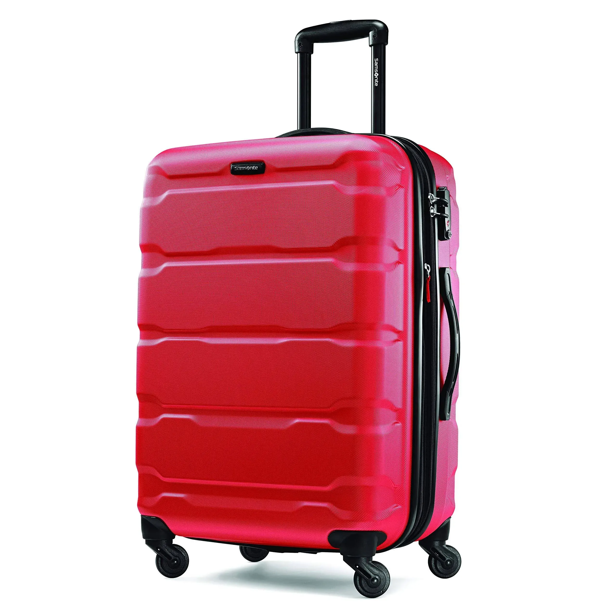 Samsonite Omni PC Hardside Expandable Luggage with Spinner Wheels, Checked-Medium ...