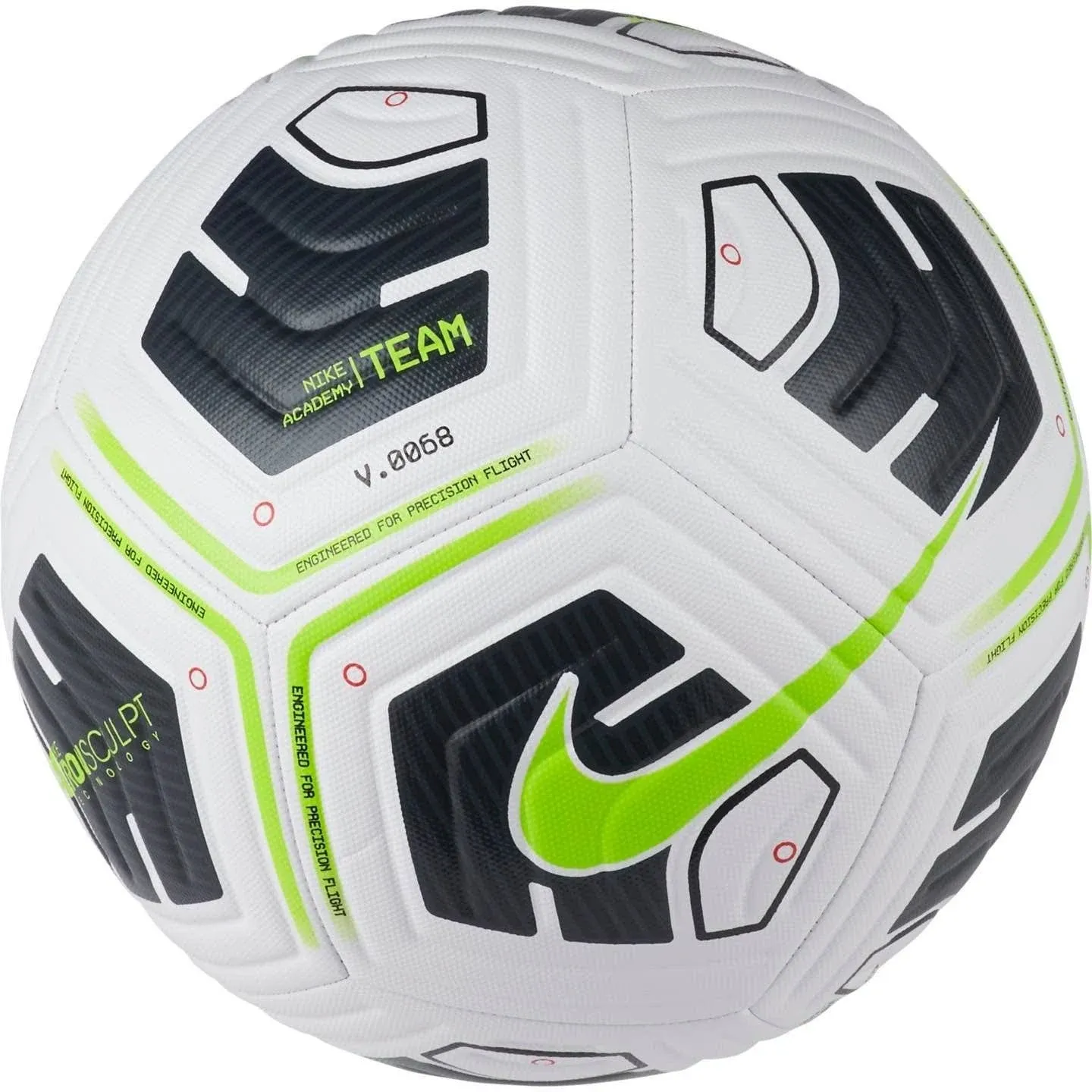 Nike Academy Team Football - White/Black/Lime