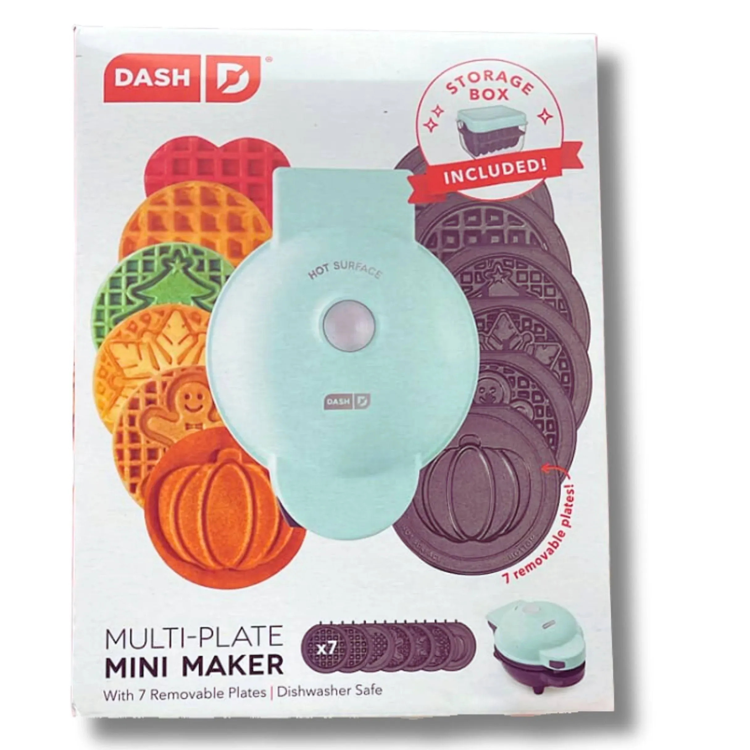 Dash Multi-Plate Mini Waffle Maker with Removable Plates