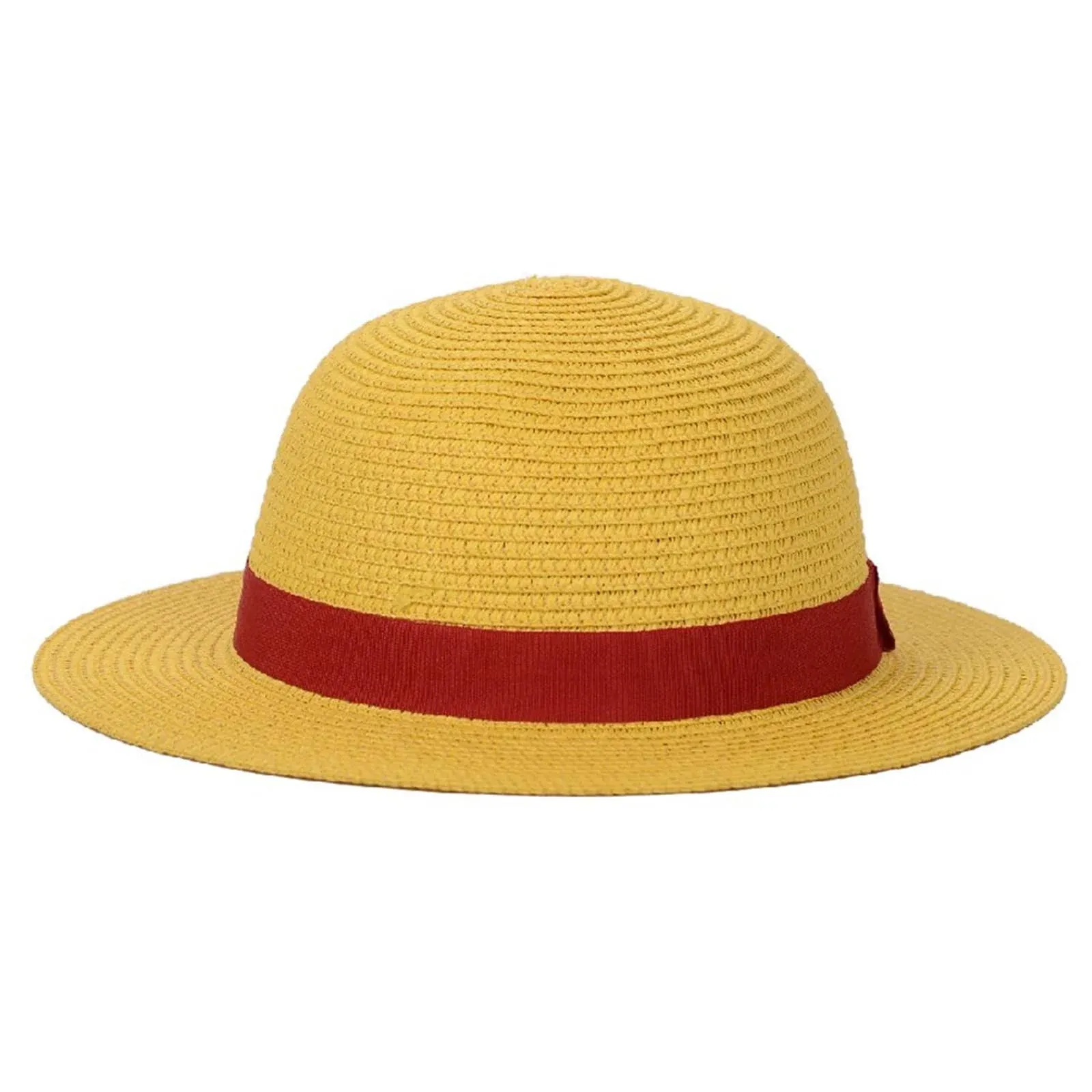 Anycosy Straw Hat Performance Animation Cosplay Accessories Hat Summer Sun Hat Yellow