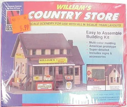 Life-Like 7463 - William's Country Store - N Scale Kit