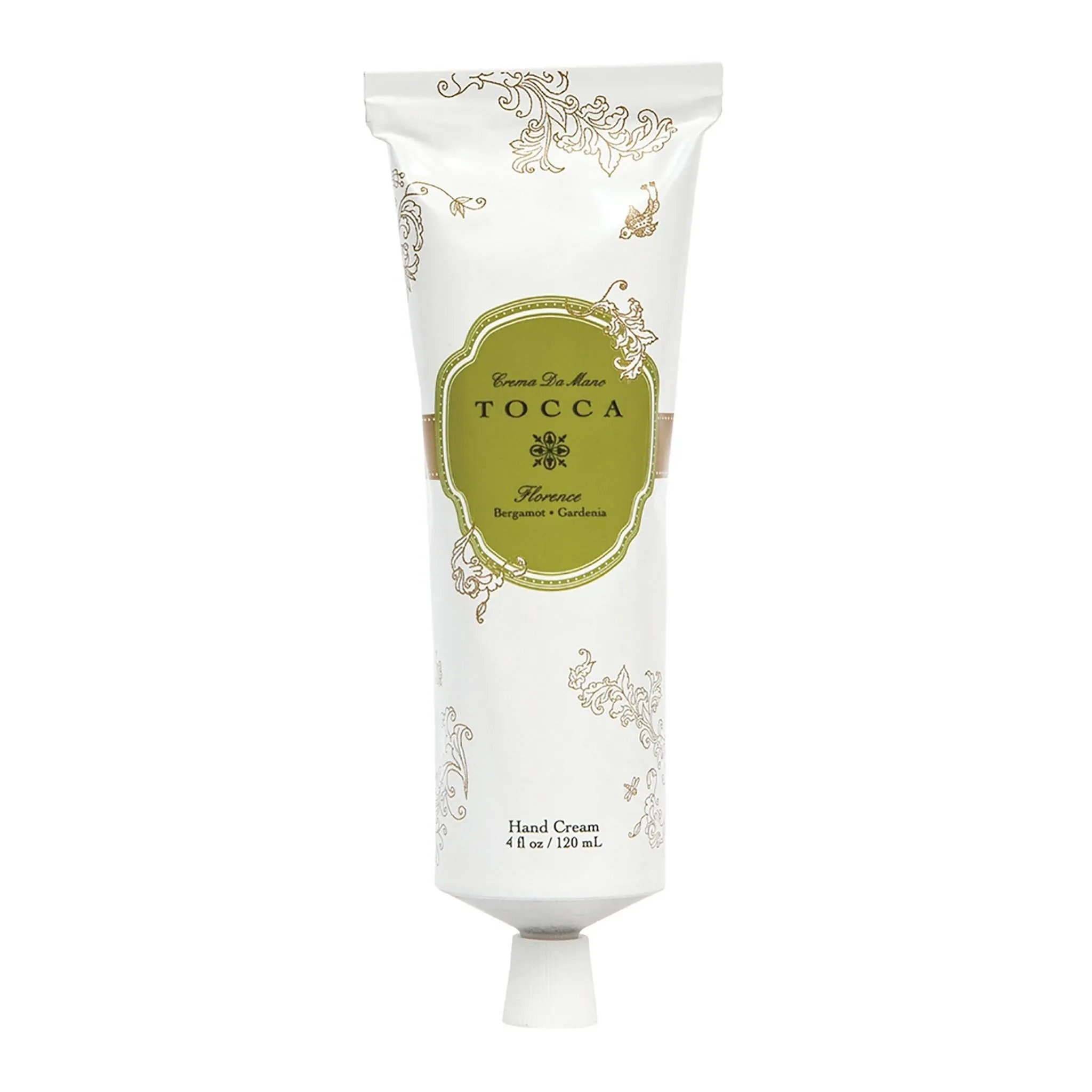 Tocca Crema de Mano Luxe, Florence Hand Cream, 4 oz - Bergamot, Pear, Gardenia - Moisturizing, Quick Absorbing